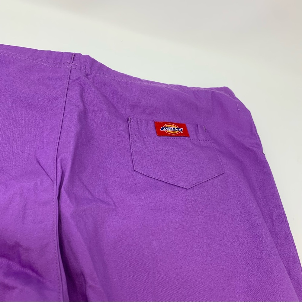NWT Women’s Dickies Purple Flare Scrub Pants - Picture 4 of 4